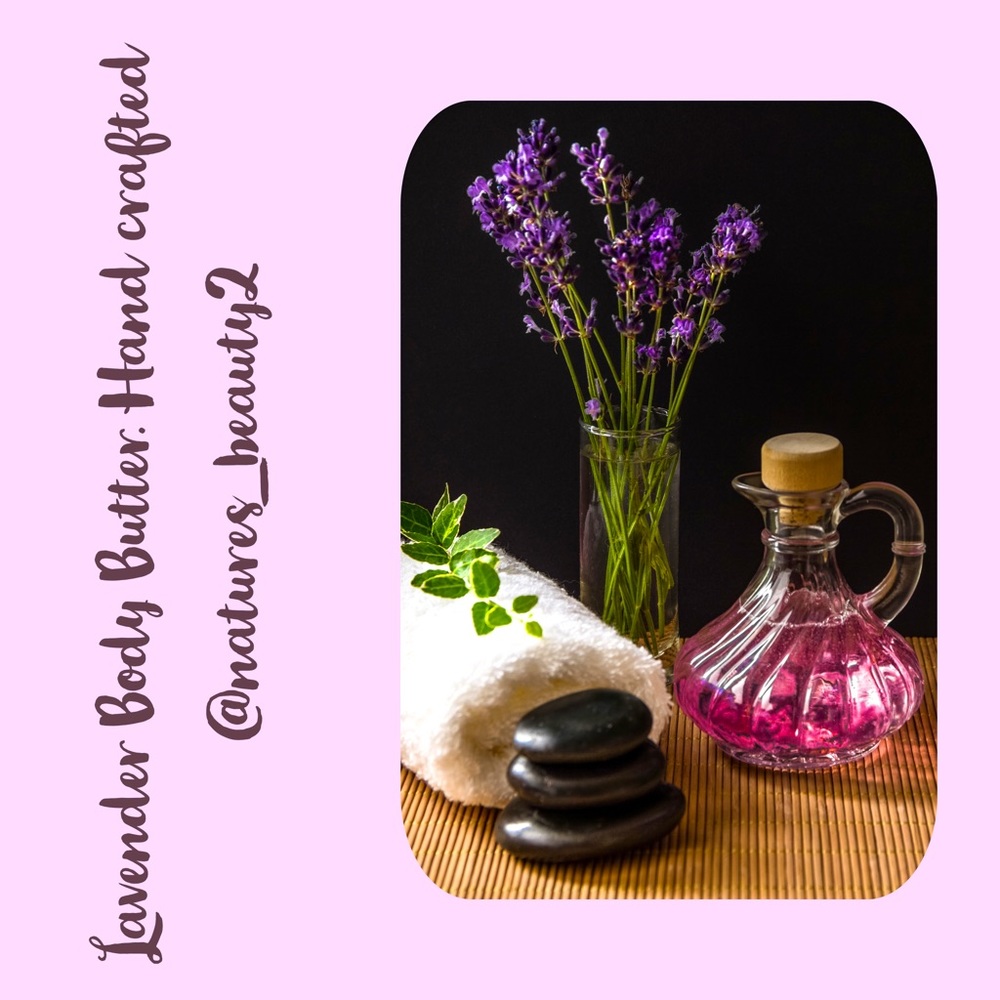 Lavender whipped body butter hand crafted